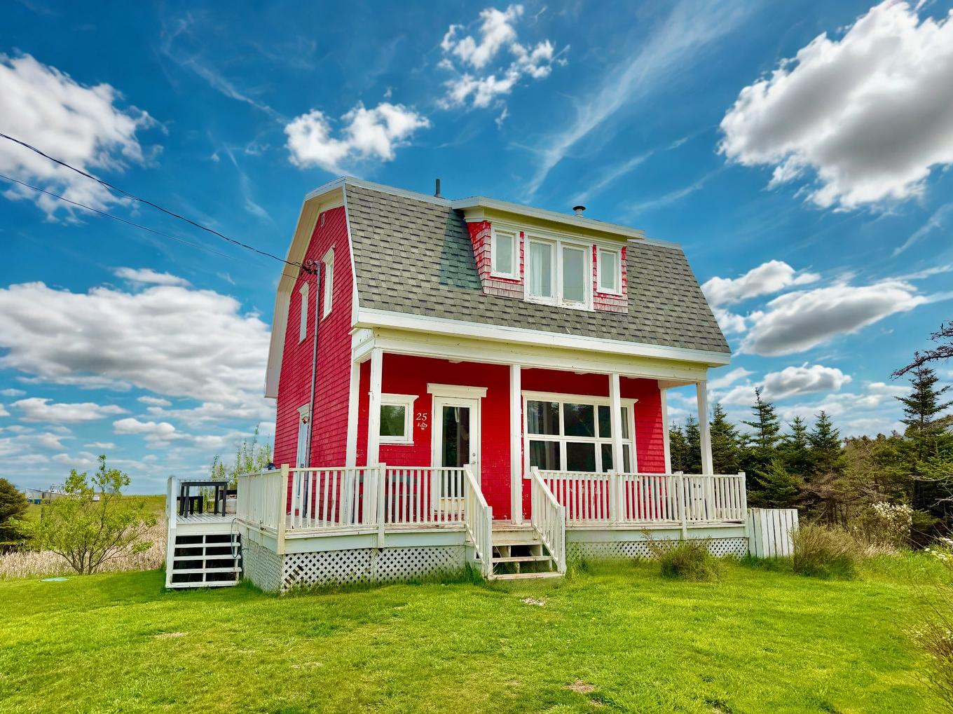Frontage - 25 Ch. Du Camping, Les Îles-De-La-Madeleine, QC - Outdoor With Deck Patio Veranda
