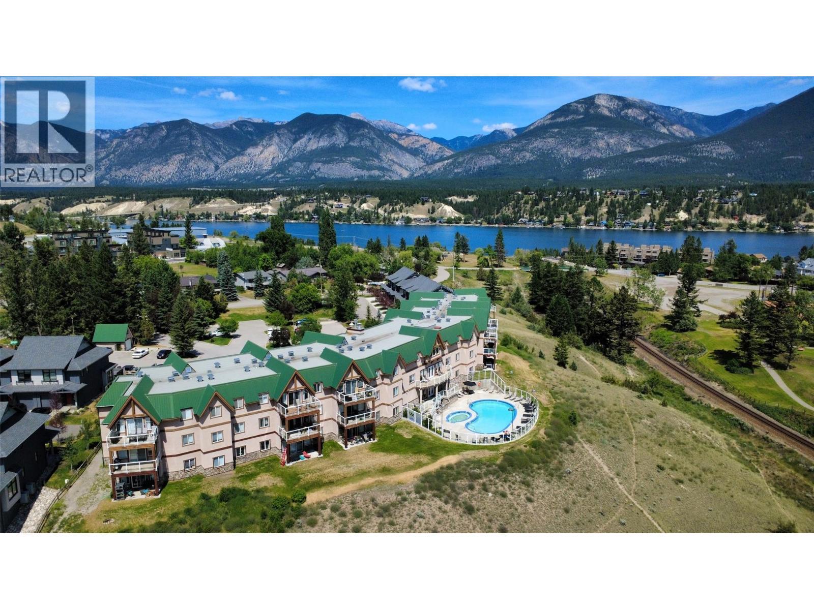 701 14A Crescent Unit# 213 I, Invermere, BC - Outdoor With Body Of Water With View