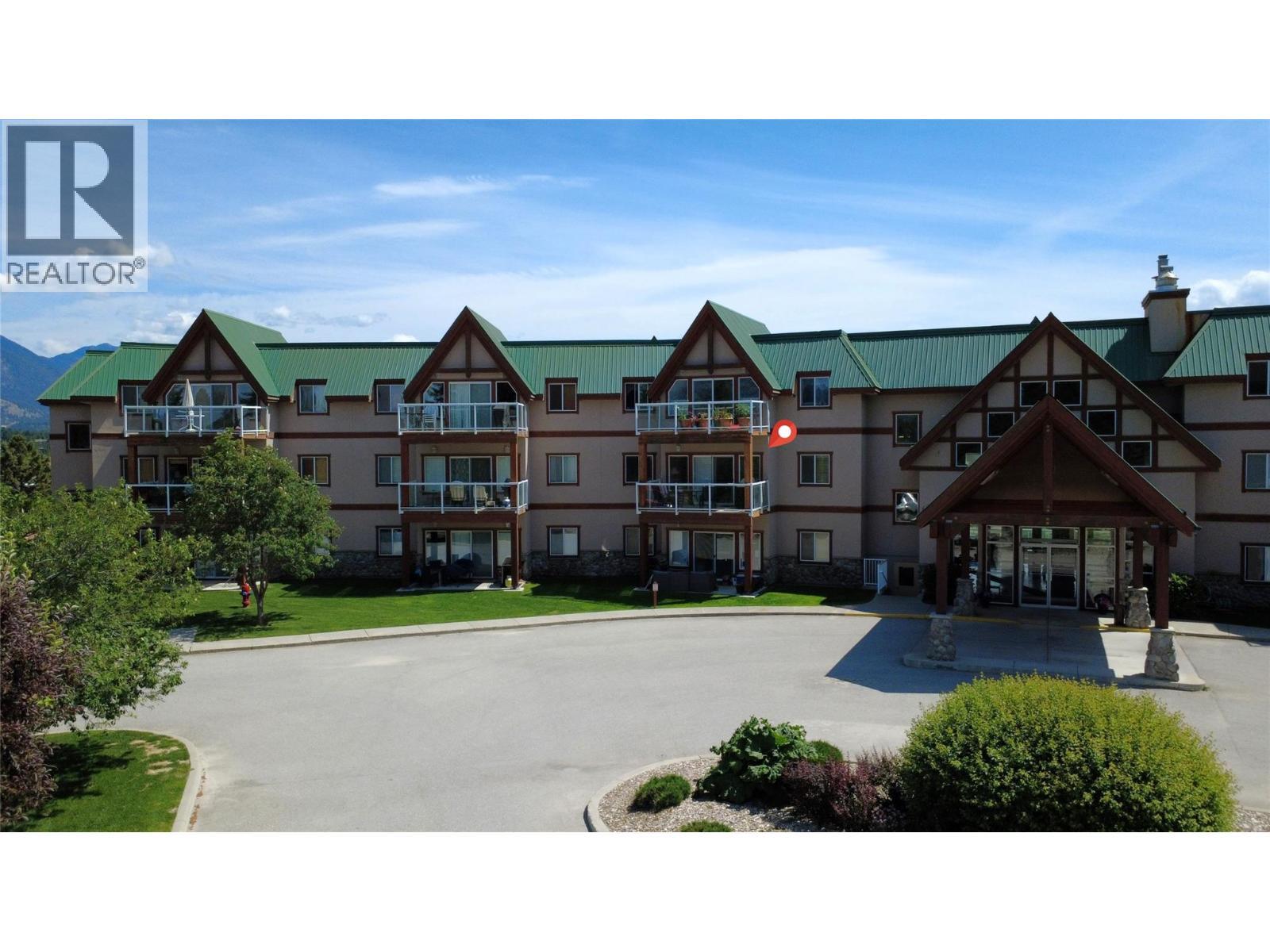 701 14A Crescent Unit# 213 I, Invermere, BC - Outdoor With Balcony With Facade