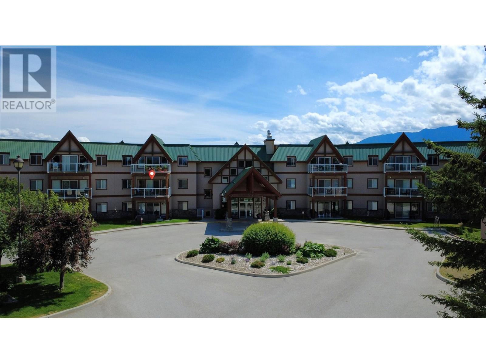 701 14A Crescent Unit# 213 I, Invermere, BC - Outdoor With Balcony With Facade