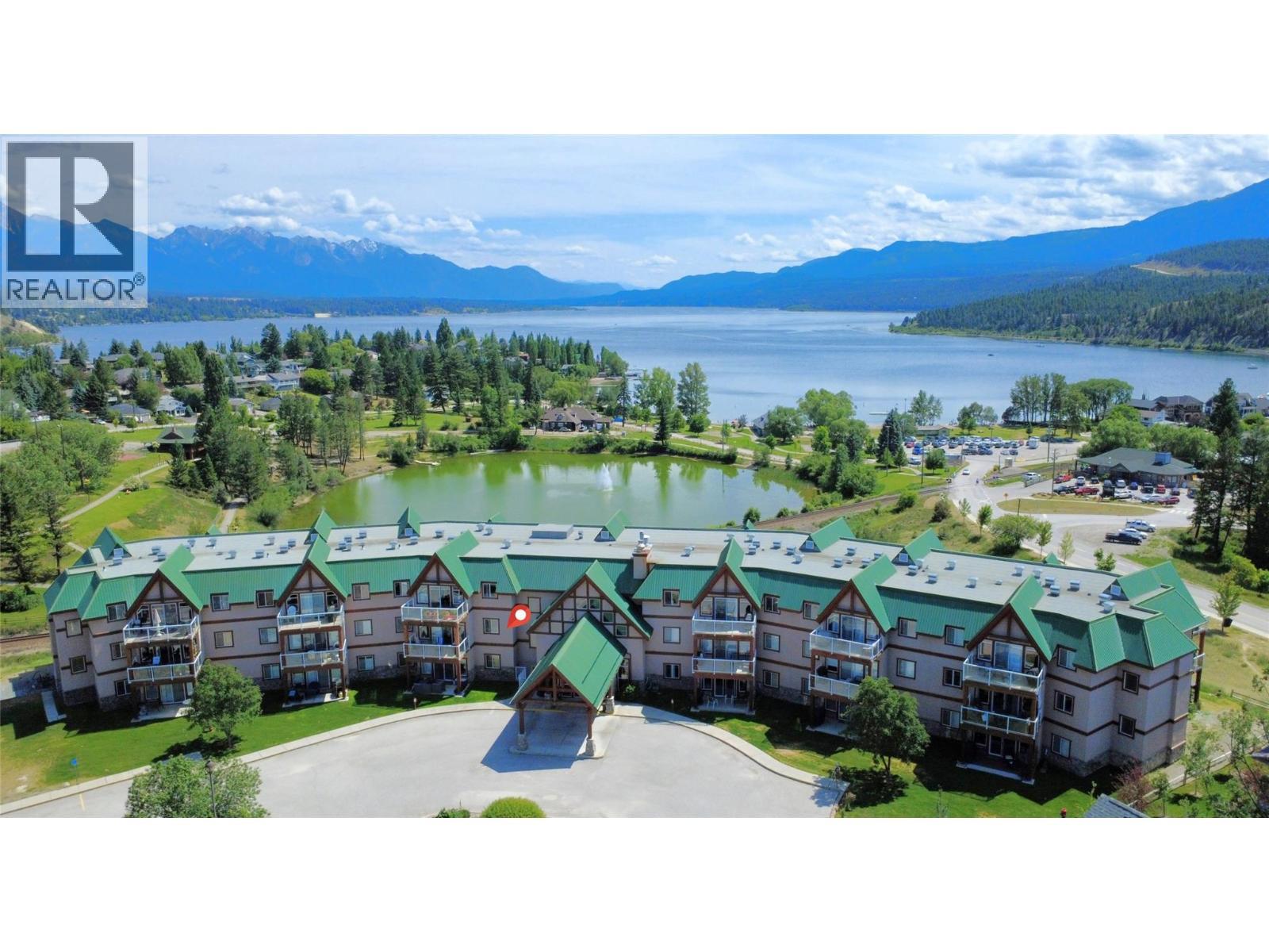 701 14A Crescent Unit# 213 I, Invermere, BC - Outdoor With Body Of Water With View