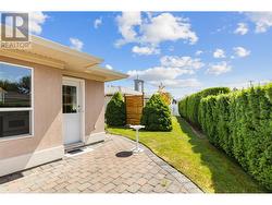 south facing patio -