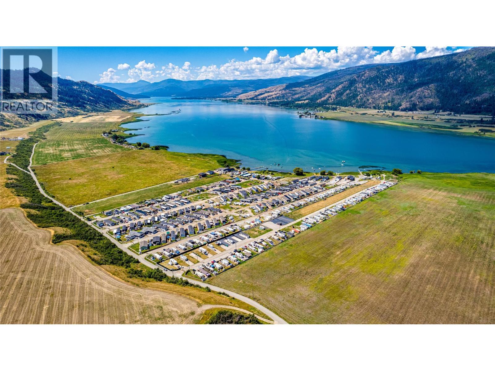 Arial view of the location - 61 Antoine Road Unit# 24, Vernon, BC