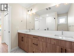 Ensuite has Large Extended Mirror -