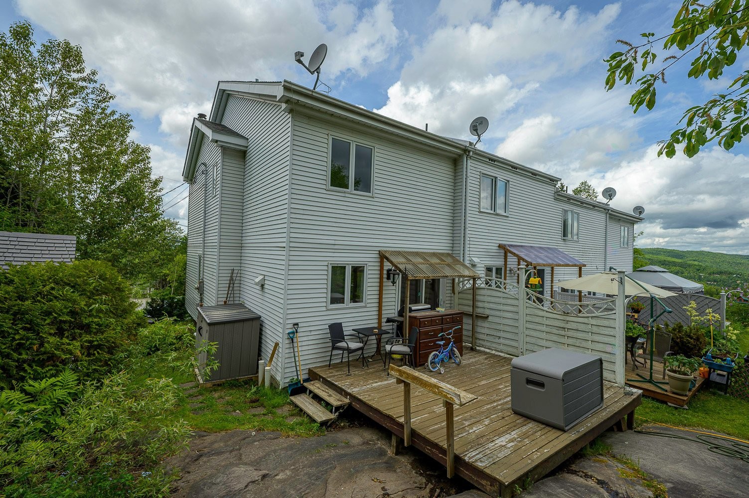 Face arrière - 726 Rue Du Muguet, Sainte-Agathe-Des-Monts, QC - Outdoor With Exterior