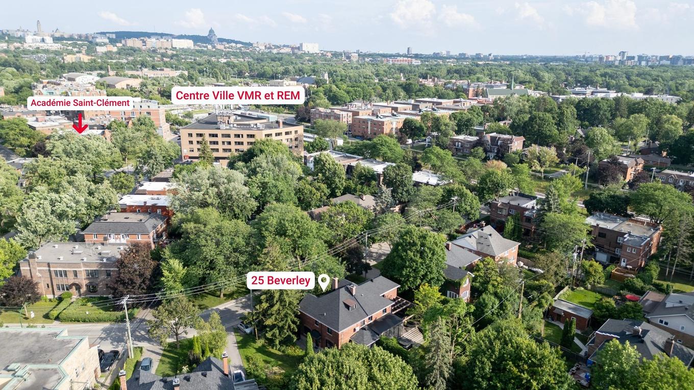 Aerial photo - 25 Av. Beverley, Mont-Royal, QC - Outdoor With View