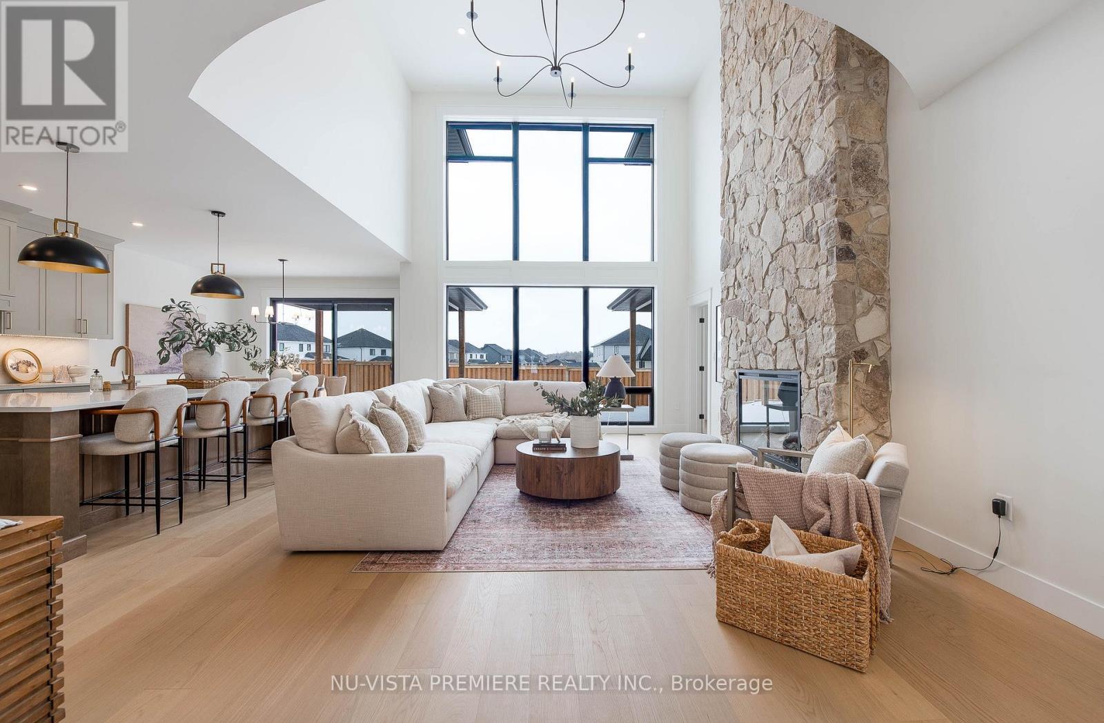 Lot 14 Harvest Lane, Thames Centre, ON - Indoor Photo Showing Living Room With Fireplace