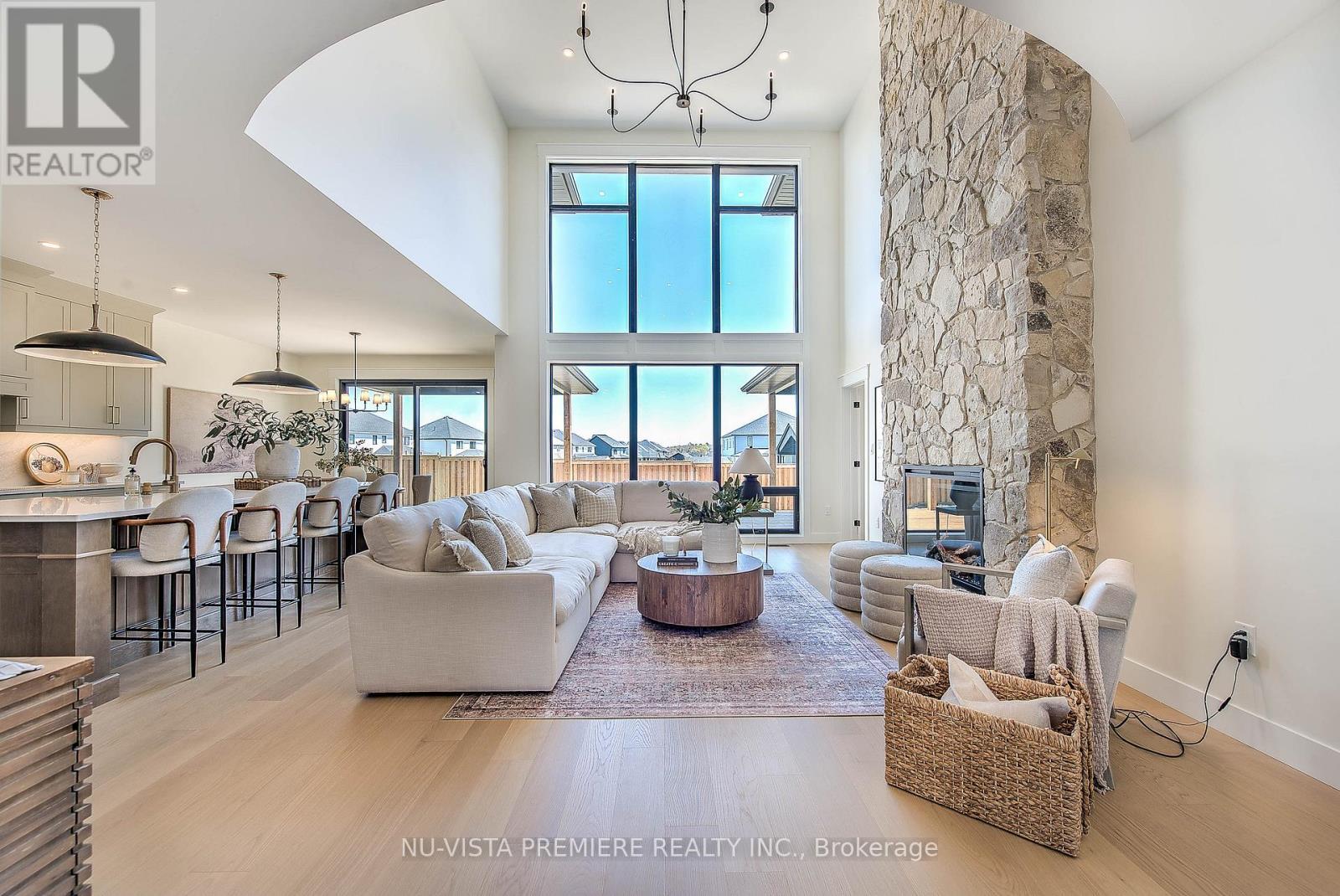 Lot 14 Harvest Lane, Thames Centre, ON - Indoor Photo Showing Living Room With Fireplace