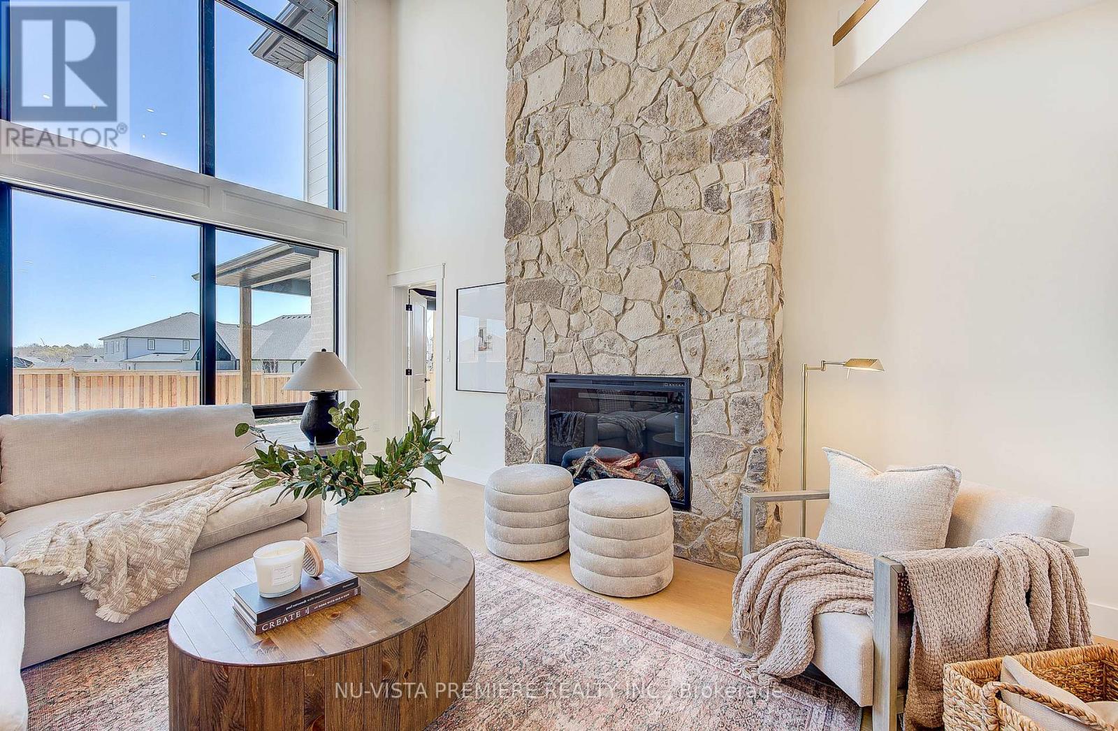 Lot 14 Harvest Lane, Thames Centre, ON - Indoor Photo Showing Living Room With Fireplace