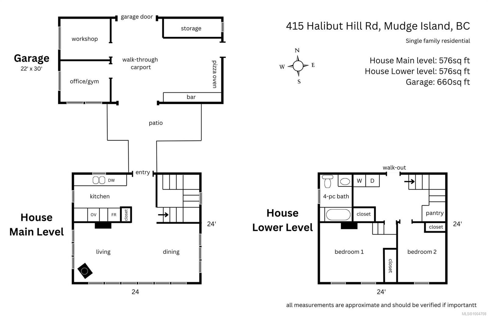 415 Halibut Hill Rd, Mudge Island, BC
