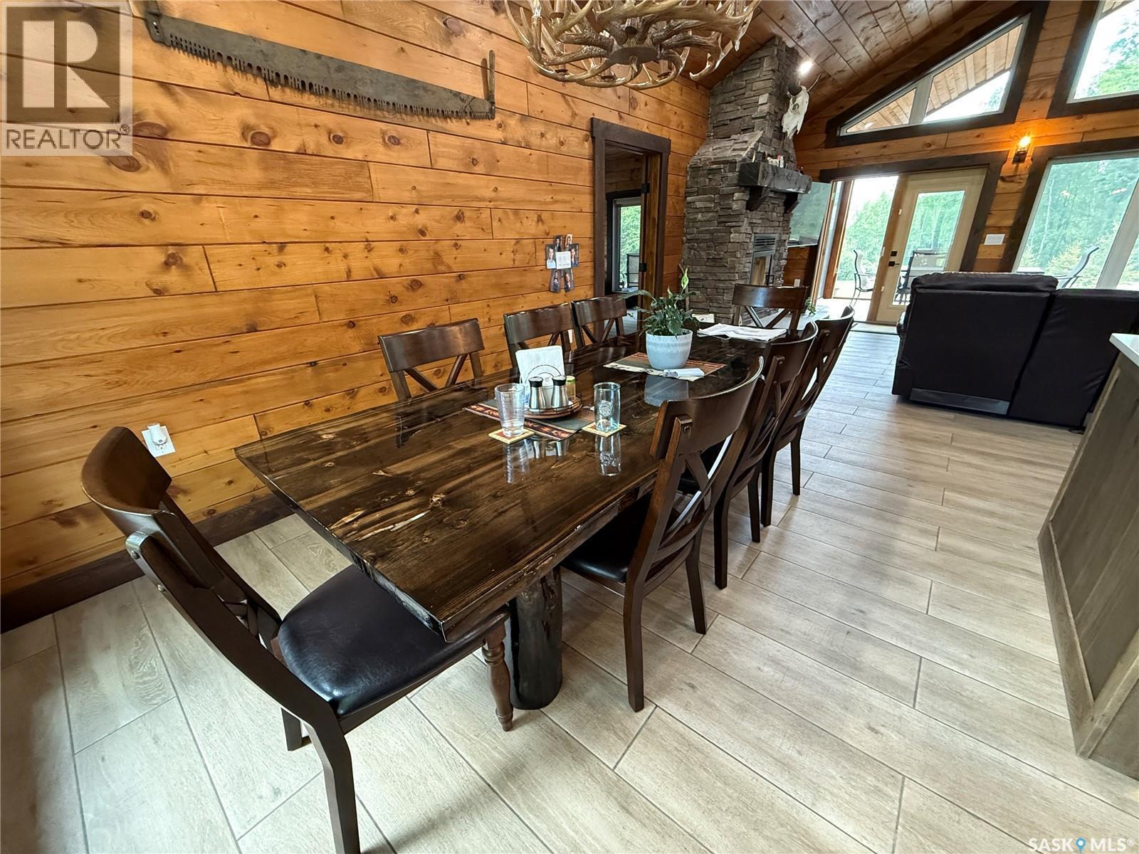 Dunham Acreage, Paddockwood Rm No. 520, SK - Indoor Photo Showing Dining Room