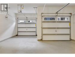 Double side by side garage. Large enough to fit a truck -
