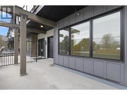 Entry level gated patio. Privacy glass is now installed between homes. -