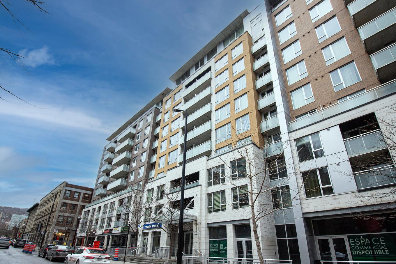 Extérieur - 620-1235 Rue Bishop, Montréal (Ville-Marie), QC - Outdoor With Balcony With Facade