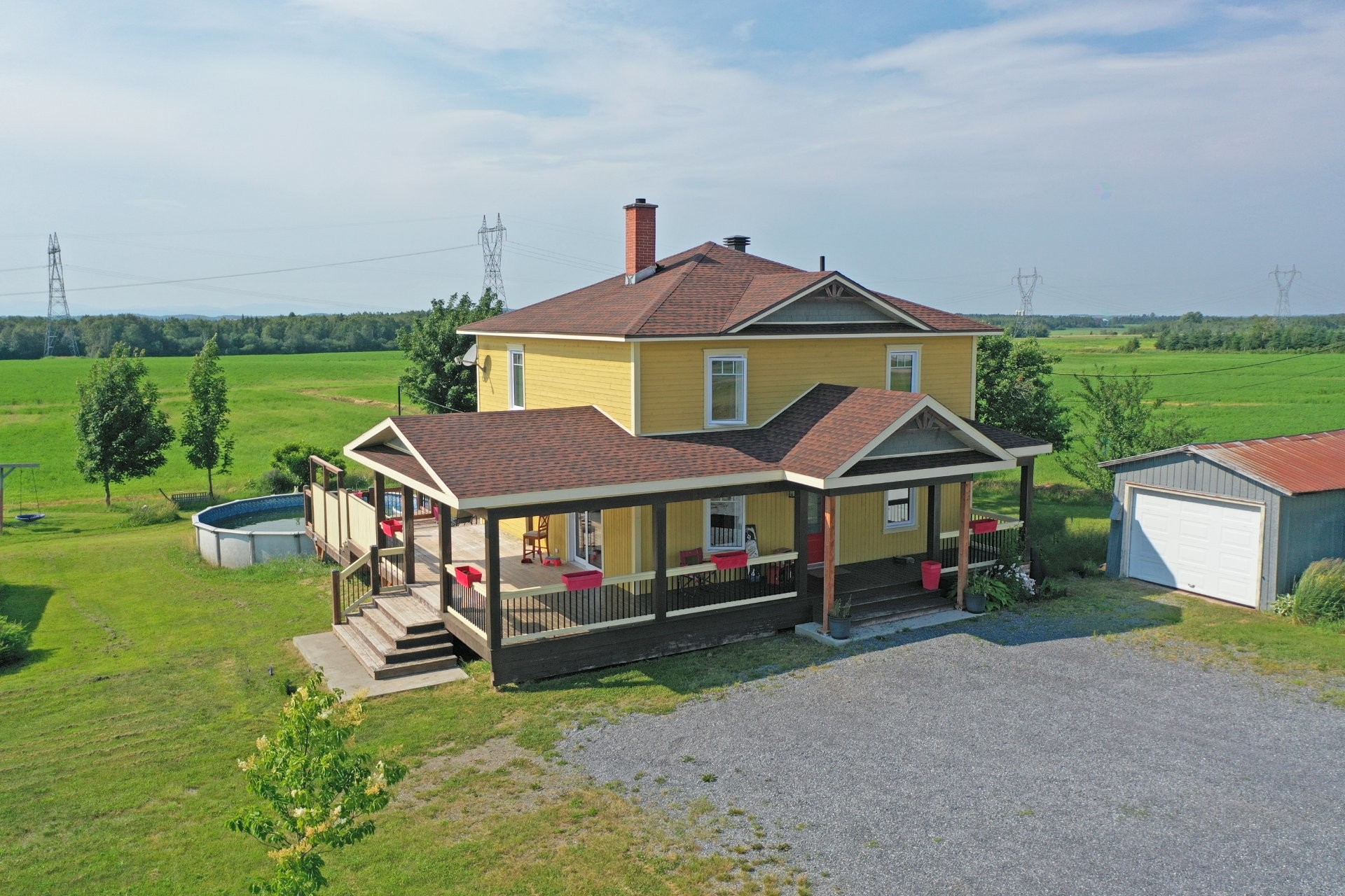 Photo aérienne - 4191 4E Rang E., Sainte-Hélène-De-Kamouraska, QC - Outdoor