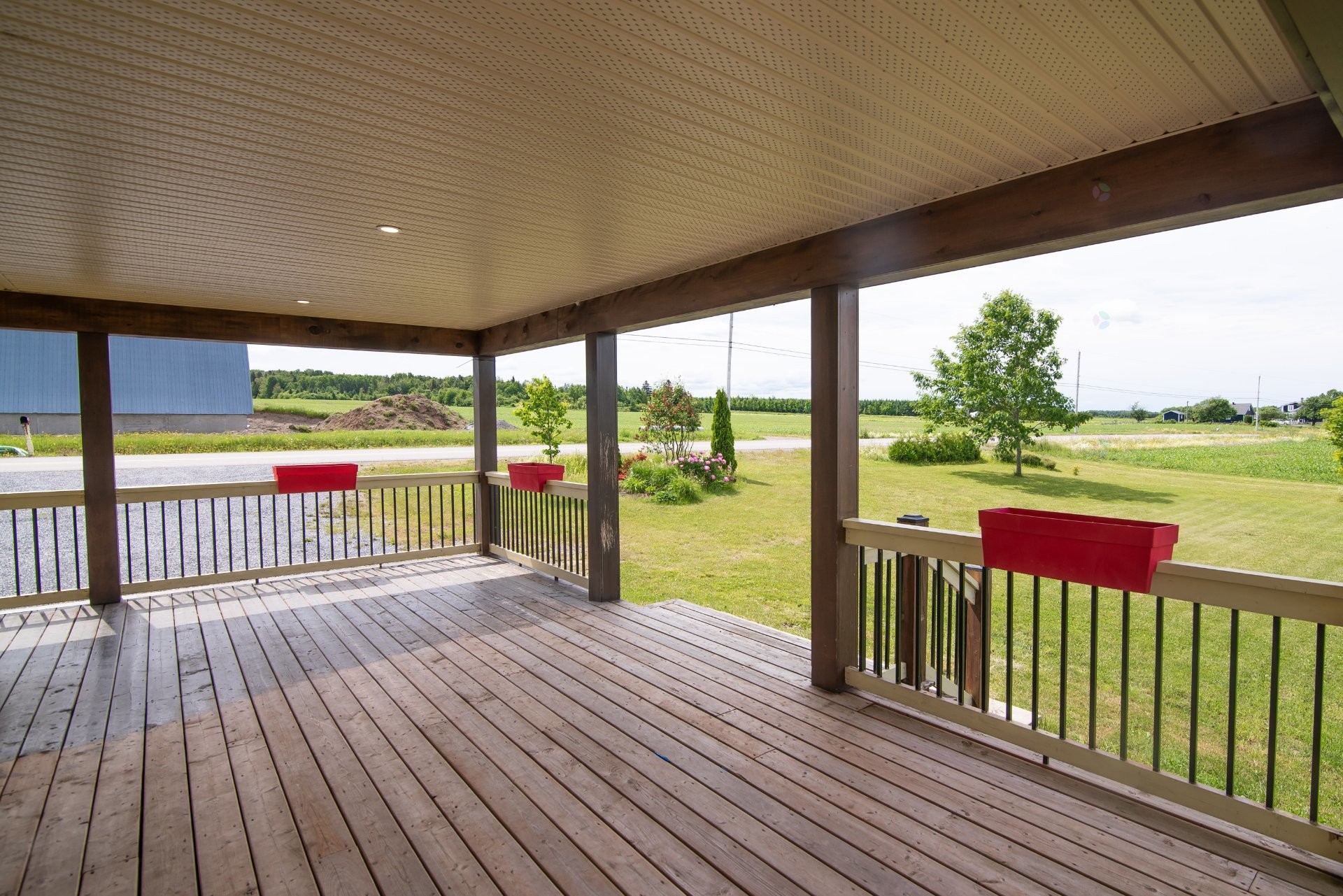 Terrasse - 4191 4E Rang E., Sainte-Hélène-De-Kamouraska, QC - Outdoor With Deck Patio Veranda With Exterior