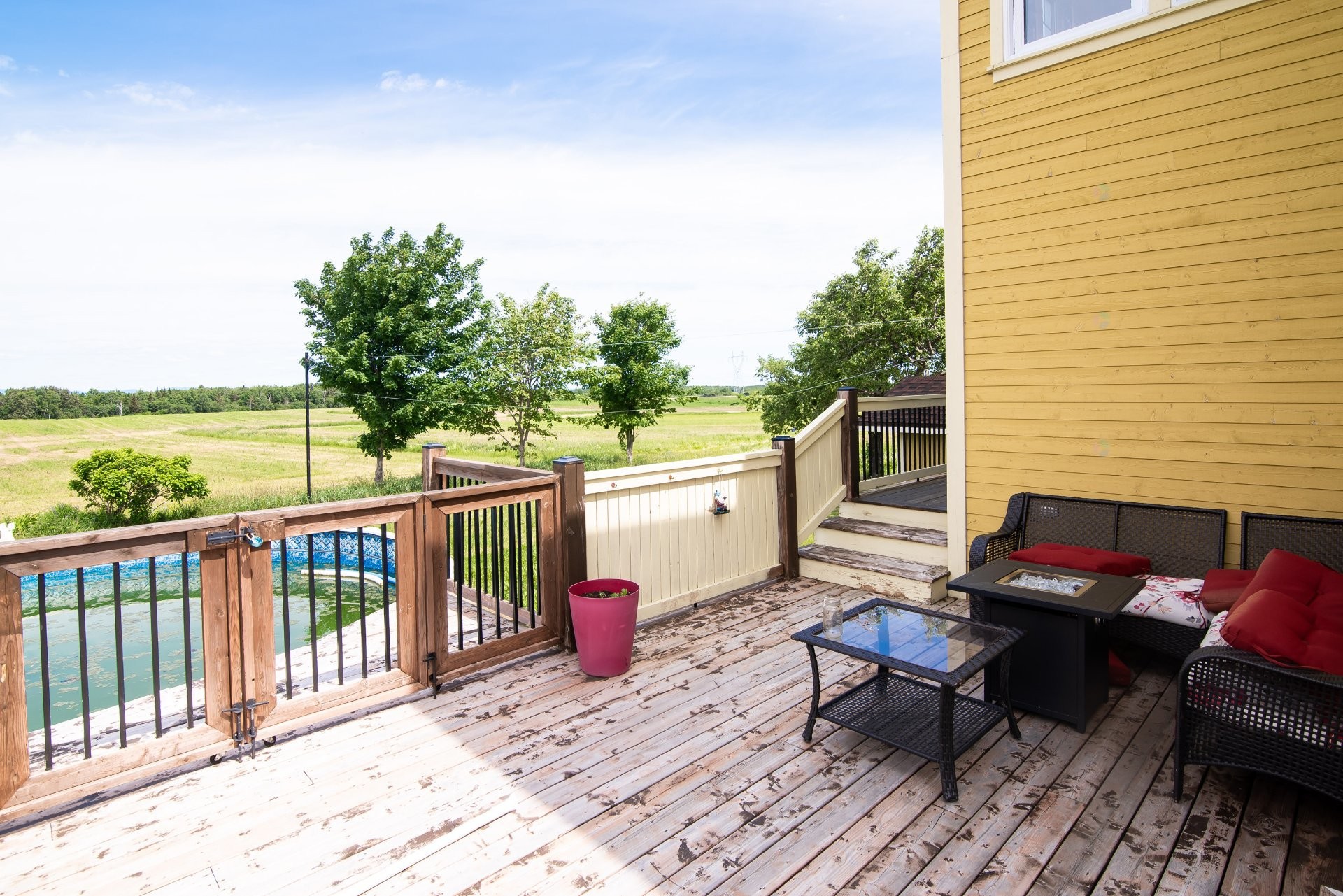 Terrasse - 4191 4E Rang E., Sainte-Hélène-De-Kamouraska, QC - Outdoor With Deck Patio Veranda With Exterior