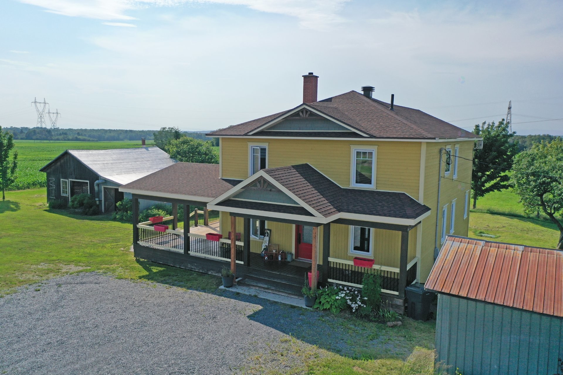 Photo aérienne - 4191 4E Rang E., Sainte-Hélène-De-Kamouraska, QC - Outdoor