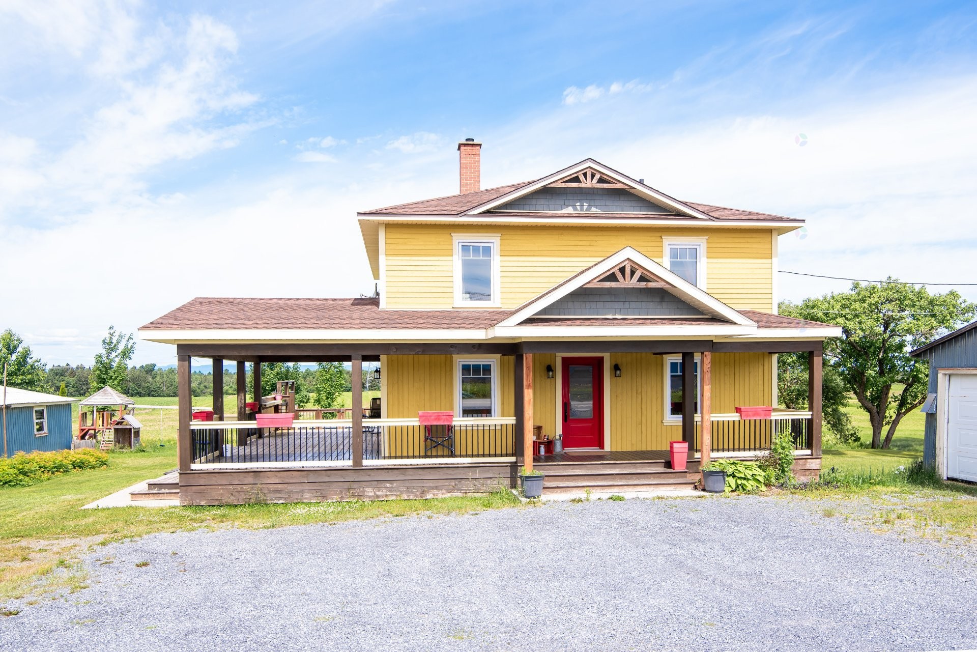 Façade - 4191 4E Rang E., Sainte-Hélène-De-Kamouraska, QC - Outdoor With Deck Patio Veranda With Facade