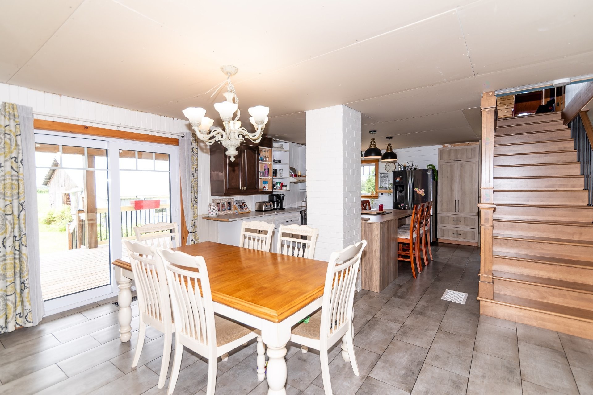Salle à manger - 4191 4E Rang E., Sainte-Hélène-De-Kamouraska, QC - Indoor Photo Showing Dining Room
