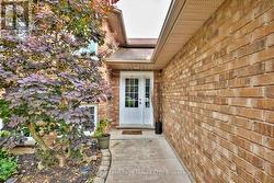 Front entrance with concrete walk-way -