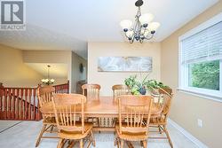 Dining Room with large window -