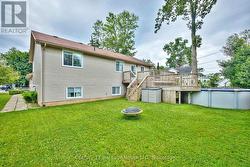 Large fenced in backyard -