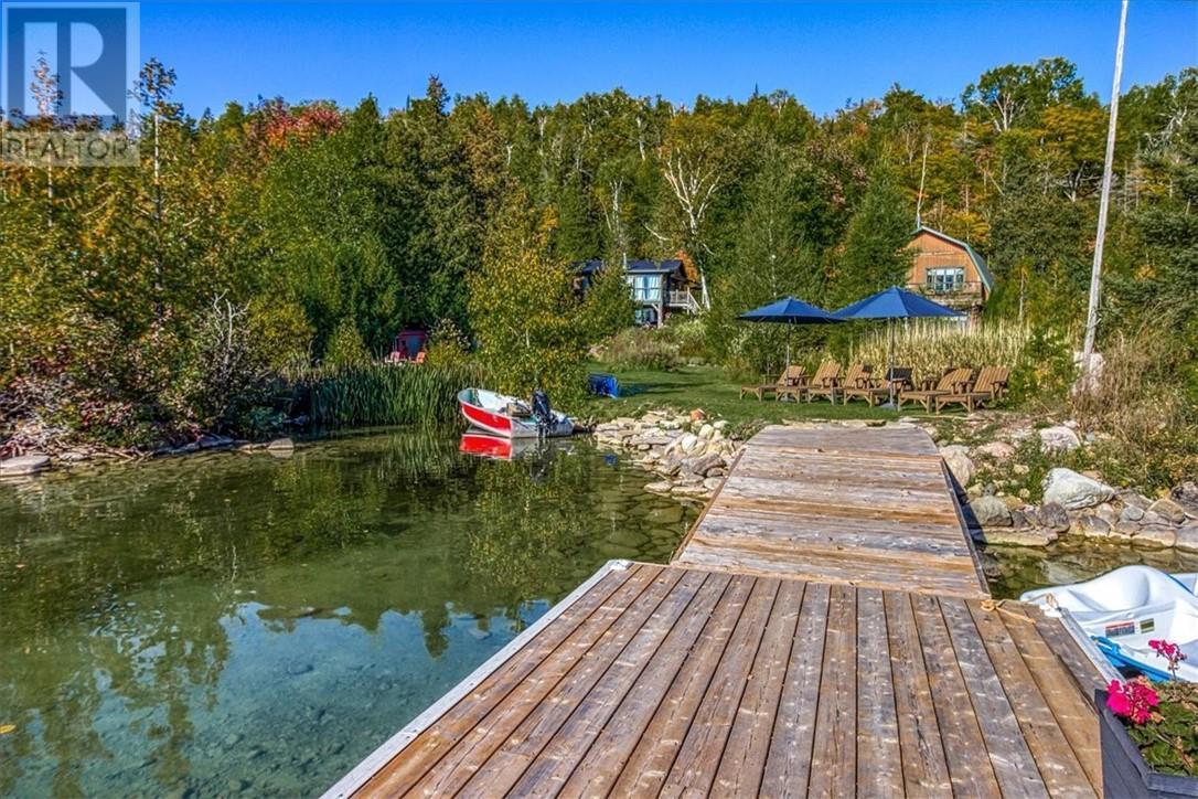 322 Cosby Subd Road, Mindemoya, ON - Outdoor With Body Of Water With Deck Patio Veranda With View