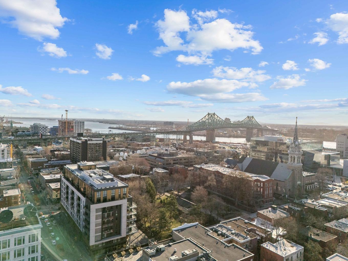 Aerial photo - 610-1575 Rue Gareau, Montréal (Ville-Marie), QC - Outdoor With View