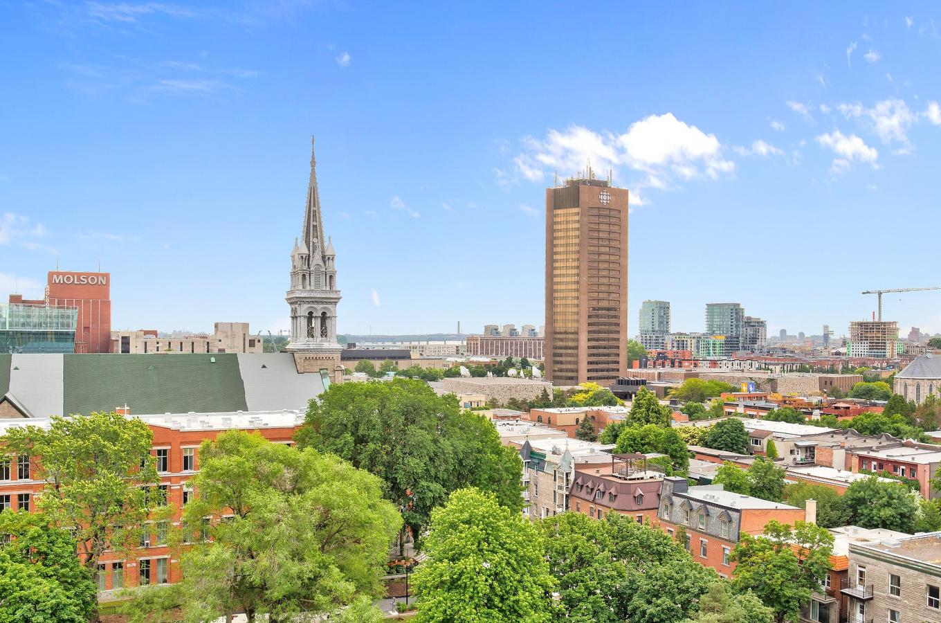 Aerial photo - 610-1575 Rue Gareau, Montréal (Ville-Marie), QC - Outdoor With View