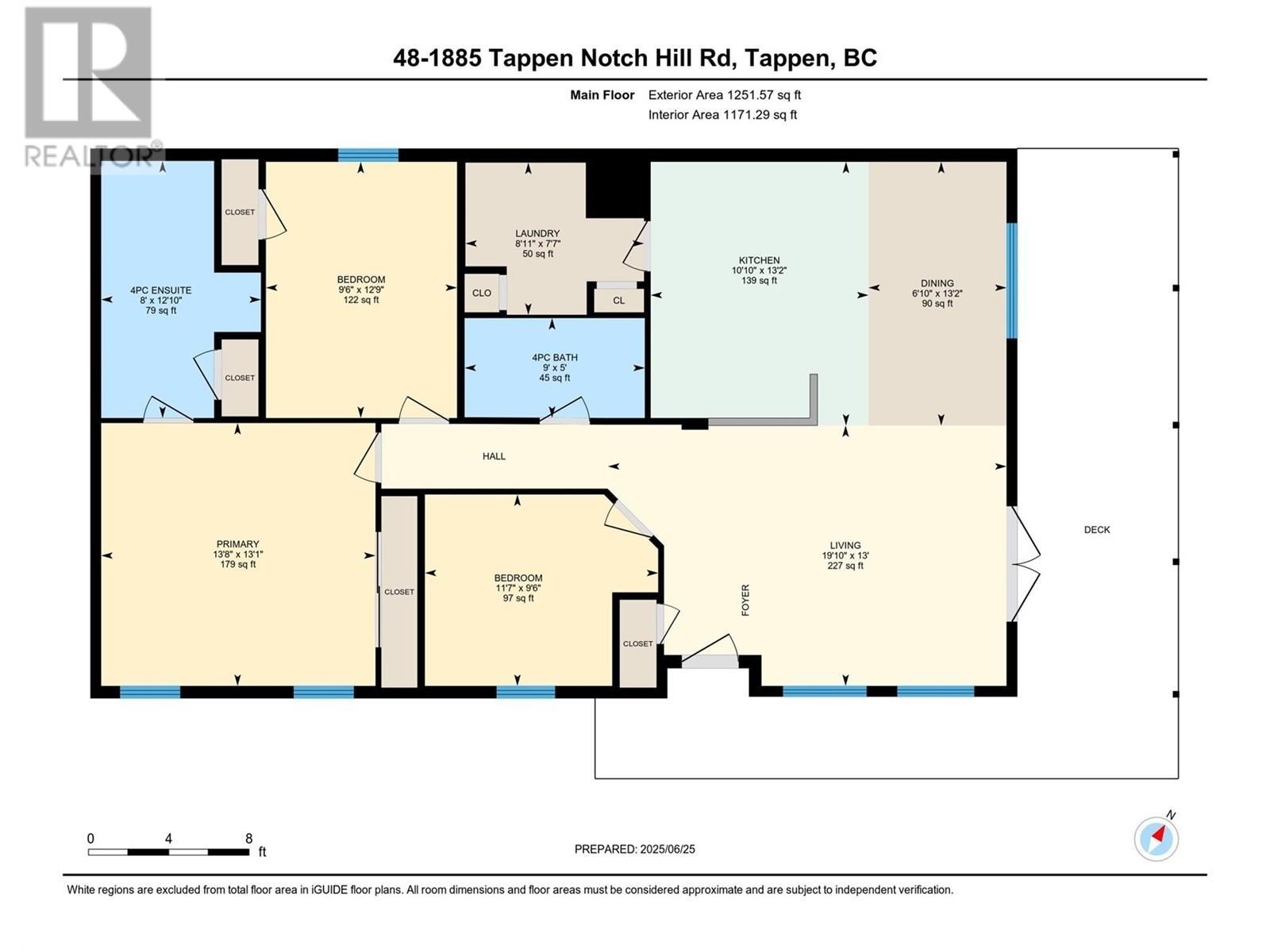 Floor Plan - 1885 Tappen Notch Hill Road Unit# 48, Tappen, BC