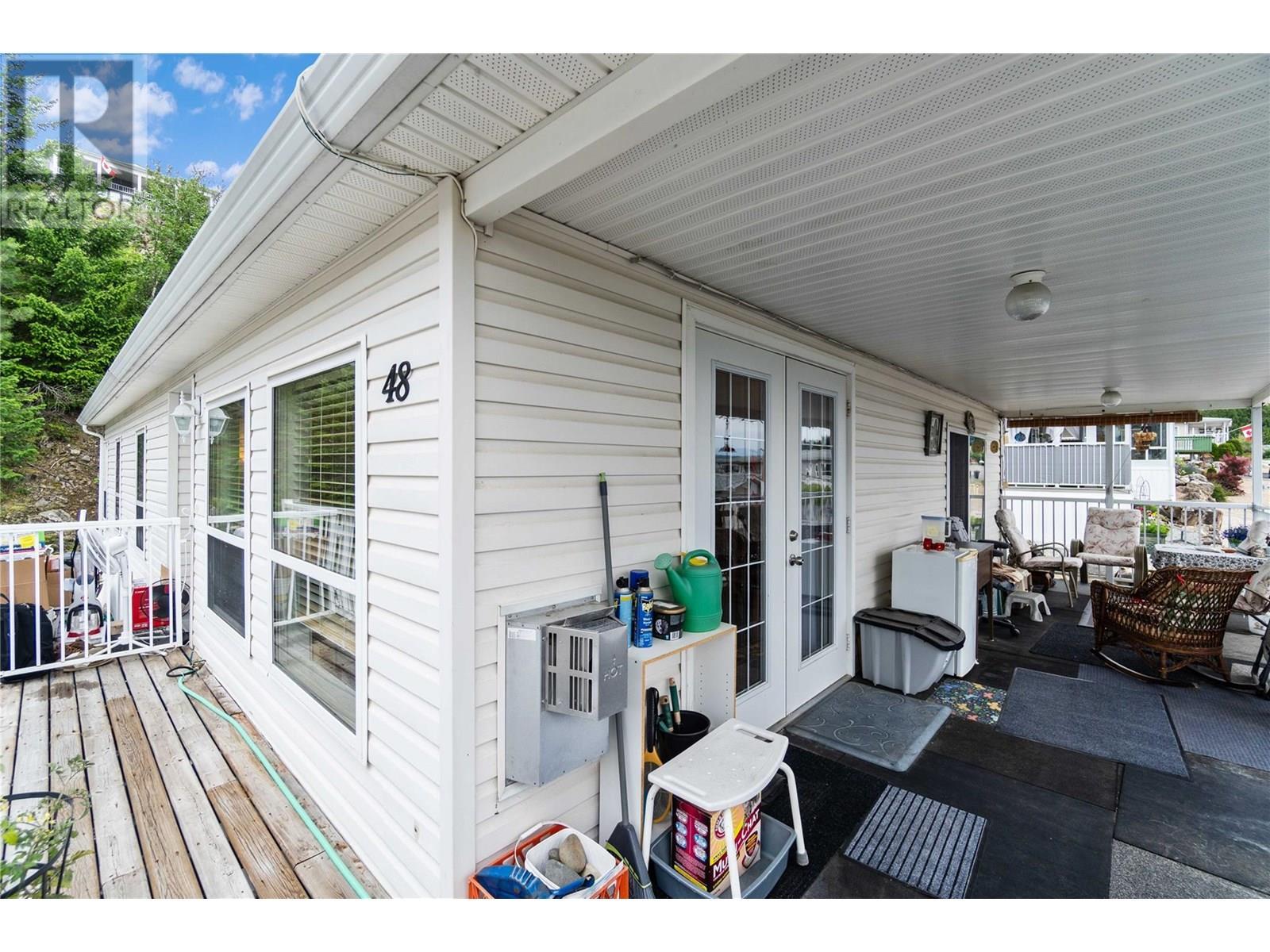 Deck - 1885 Tappen Notch Hill Road Unit# 48, Tappen, BC