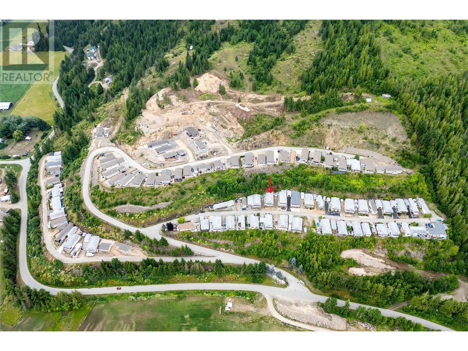 Ariel View - 1885 Tappen Notch Hill Road Unit# 48, Tappen, BC