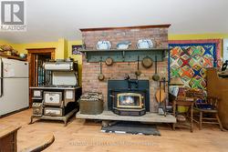 Fireplace in Kitchen -