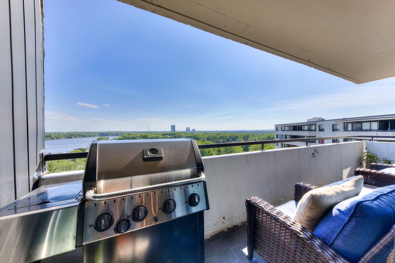 Balcony - 1507-2555 Av. Du Havre-Des-Îles, Laval (Chomedey), QC - Outdoor With View With Exterior