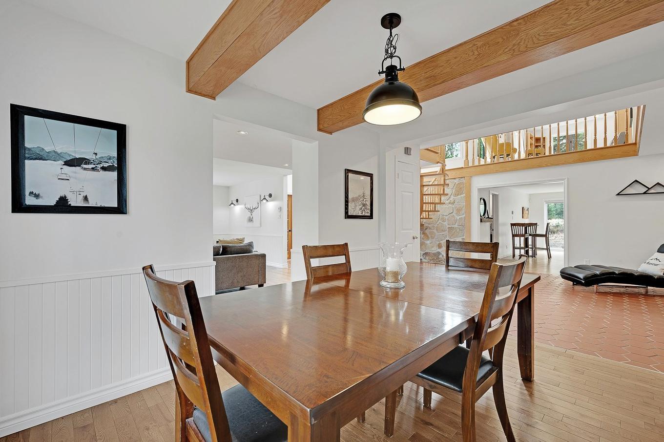 Dining room - 48 Ch. Du Geai-Bleu, Saint-Sauveur, QC - Indoor Photo Showing Dining Room