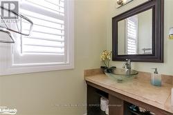 Bathroom featuring vanity -