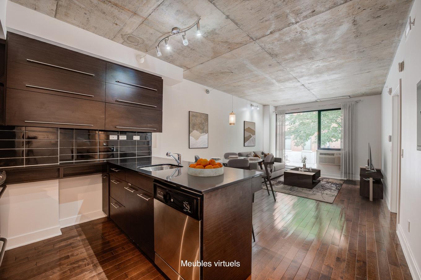 Vue d'ensemble - 107-738 Rue Bourget, Montréal (Le Sud-Ouest), QC - Indoor Photo Showing Kitchen