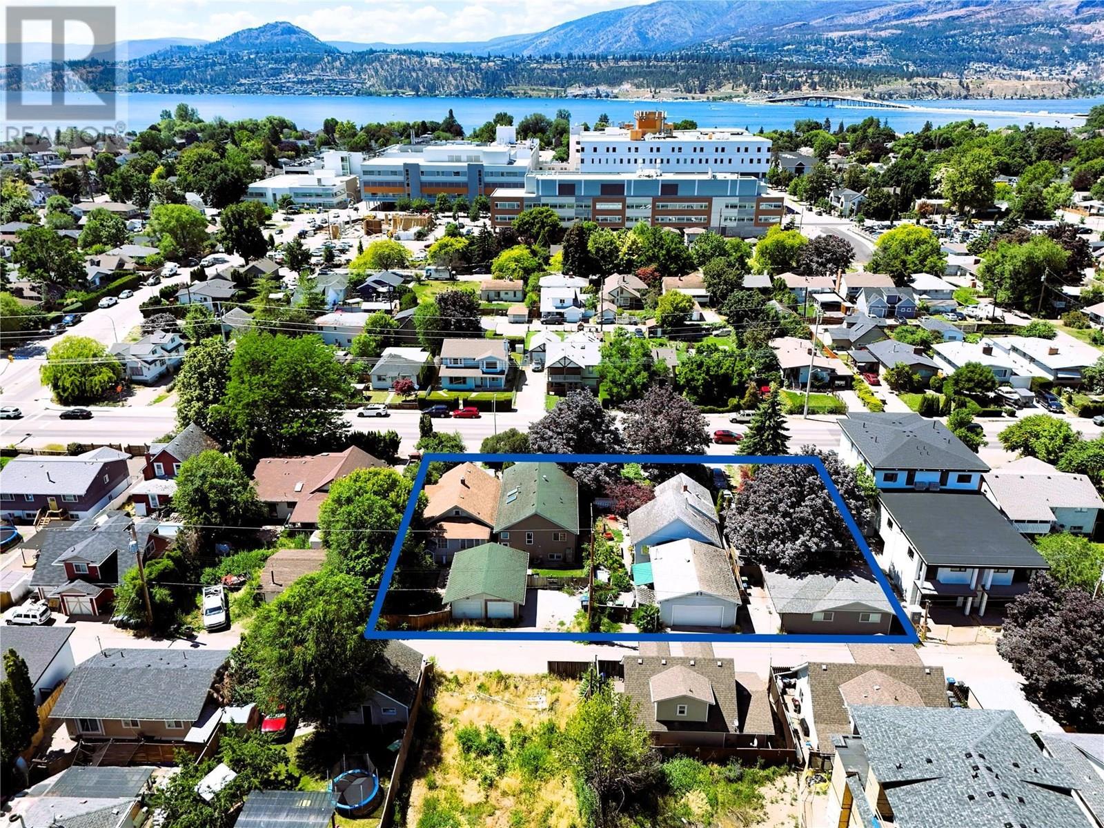 West View toward Kelowna General - 2237 Richter Street, Kelowna, BC - Outdoor With Body Of Water With View