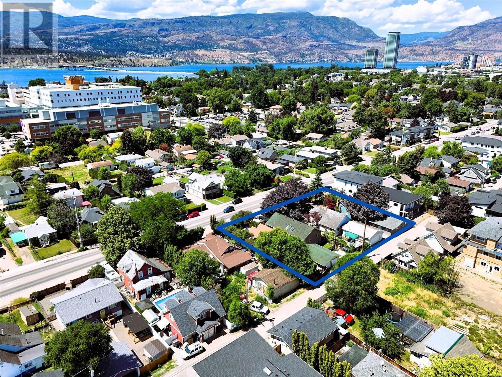 North West View - 2237 Richter Street, Kelowna, BC - Outdoor With Body Of Water With View