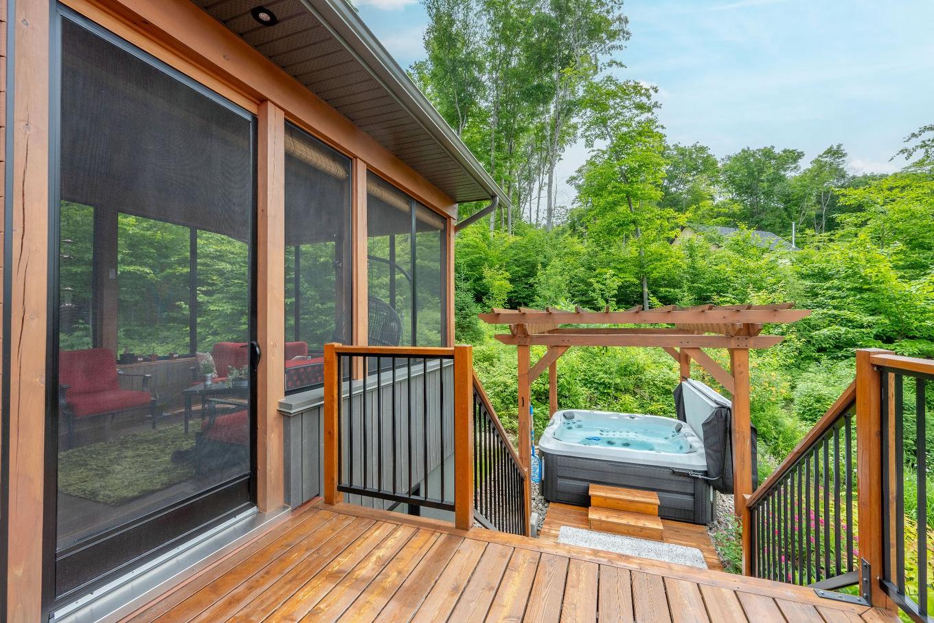 Balcony - 140 Allée Des Weskarinis, Mont-Tremblant, QC - Outdoor With Deck Patio Veranda With Exterior