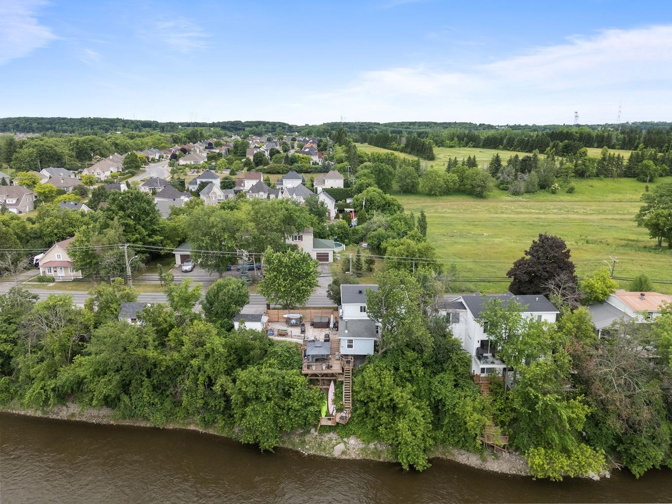 Photo aérienne - 3620 Côte De Terrebonne, Terrebonne (Terrebonne), QC - Outdoor With Body Of Water With View