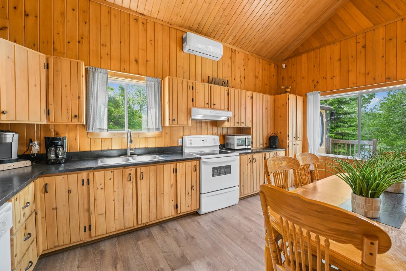 Cuisine - 1820 Rue Du Cerf, Chertsey, QC - Indoor Photo Showing Kitchen With Double Sink