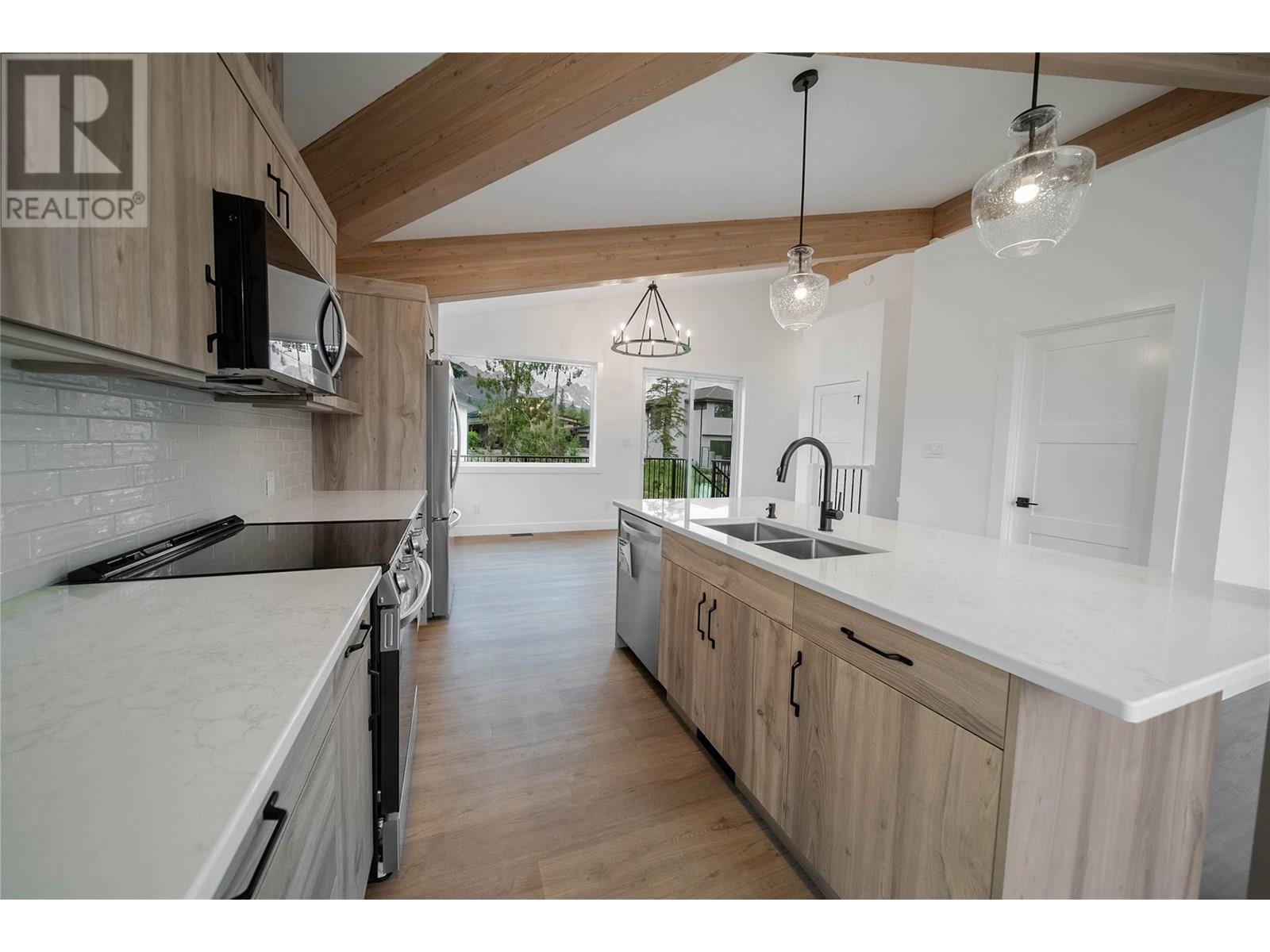 2 Huckleberry Place, Fernie, BC - Indoor Photo Showing Kitchen With Double Sink