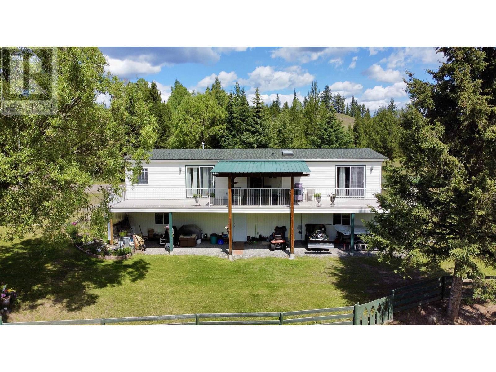 5307 Canim Hendrix Lake Road, 100 Mile House, BC - Outdoor With Deck Patio Veranda