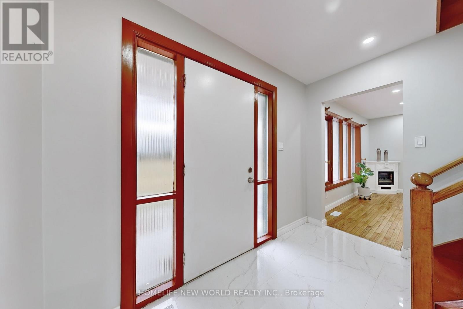 Main Entrance with Staircase to 2nd Floor - 3025 Moffat Road, Clarington, ON