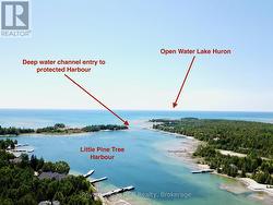 An amazing deep water harbour on Lake Huron -