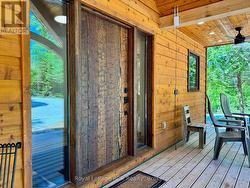 Let's look inside - note that custom front door! -