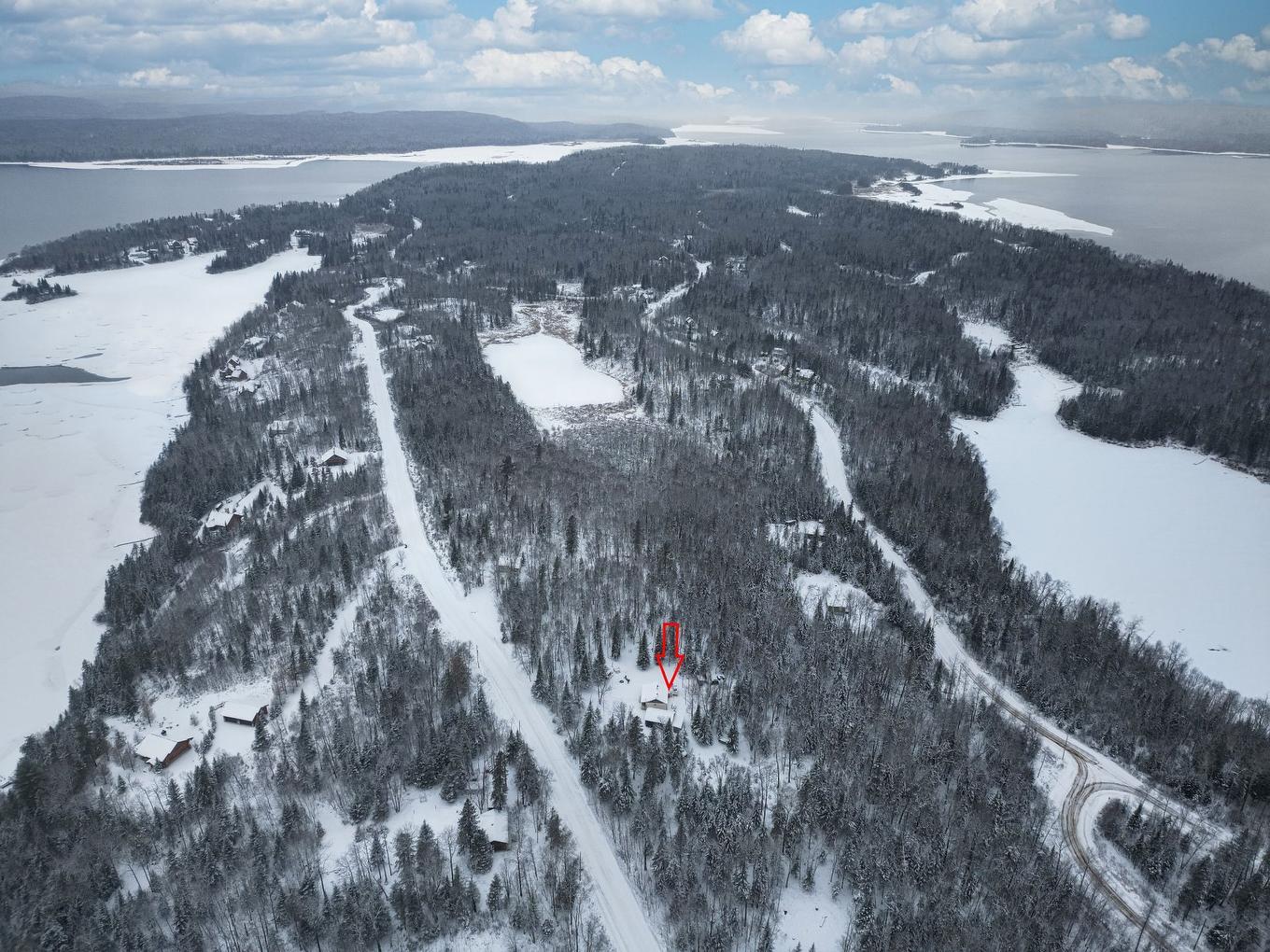 Aerial photo - 40 Ch. Des Érables, Saint-Michel-Des-Saints, QC - Outdoor With View