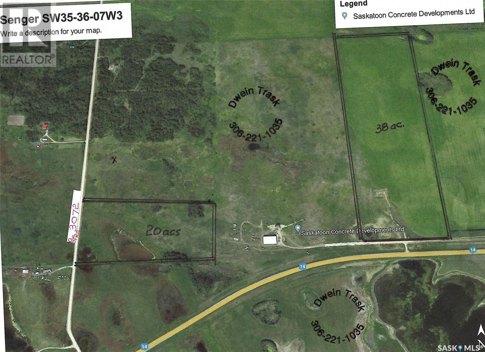 Senger 20 Acres, Vanscoy Rm No. 345, SK